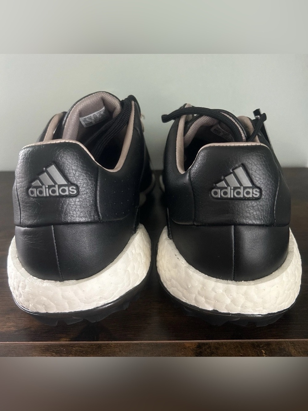 Adidas Tour360 22 Men’s Leather Golf Shoes Black Size 11.5 GZ3158 - Picture 4 of 10